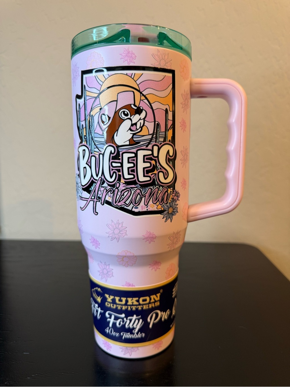 Buc-ee's Official Arizona Pink Travel Mug by Yukon Outfitters 40oz NEW